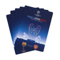 2006 Champions League Final Programme Cover Inspired Playing / Poker Cards