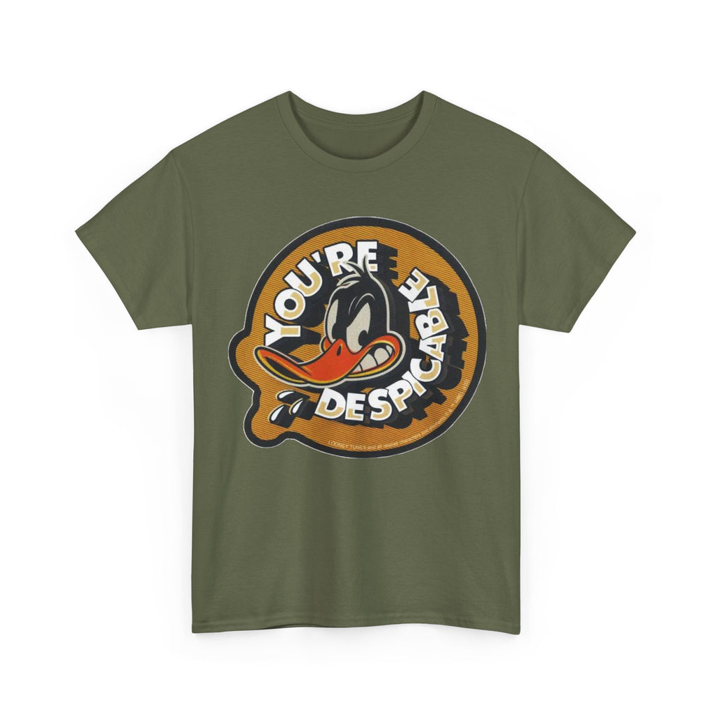 Vintage Daffy Duck Graphic Tee — “You're Despicable” Retro Cartoon Shirt