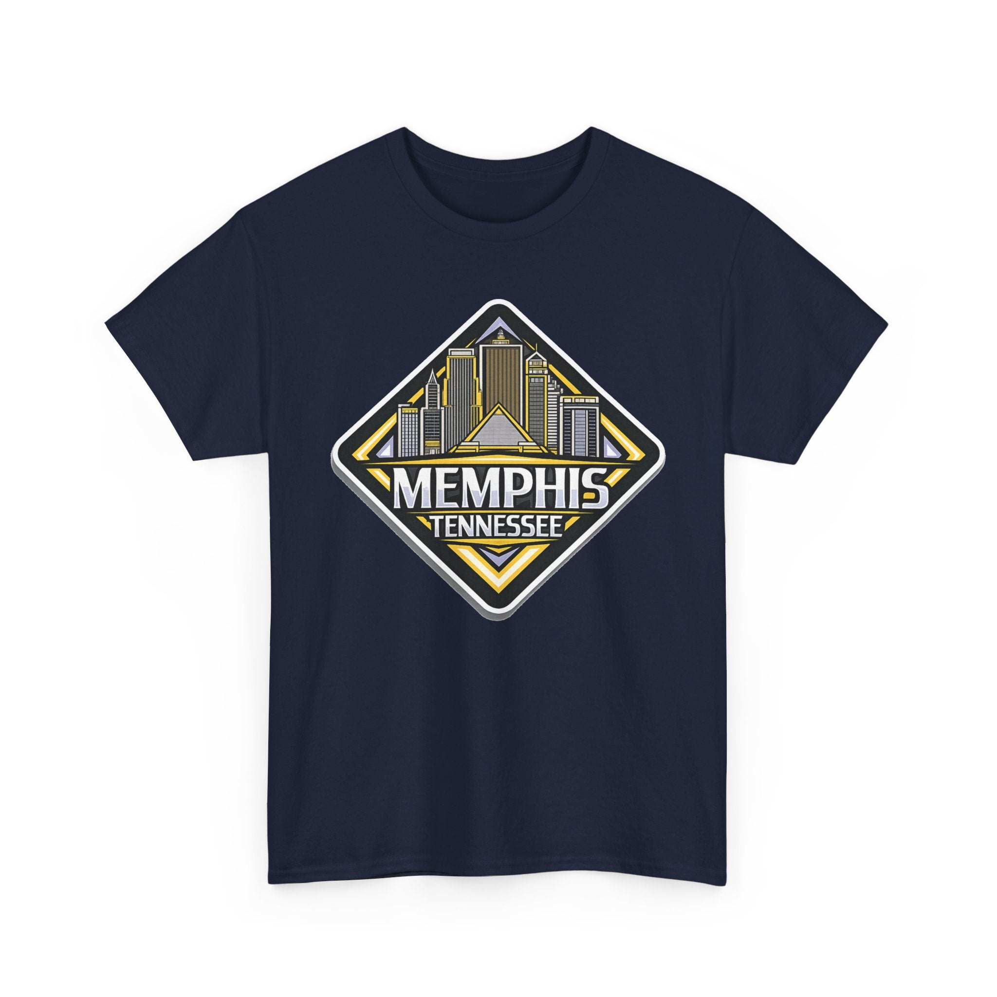 Memphis Tennessee Skyline T‑Shirt — Retro City Badge Tee