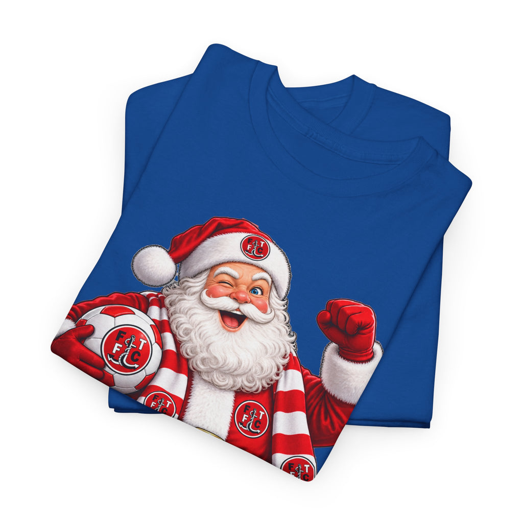 Santa Is a Fleetwood Fan Cotton T-Shirt