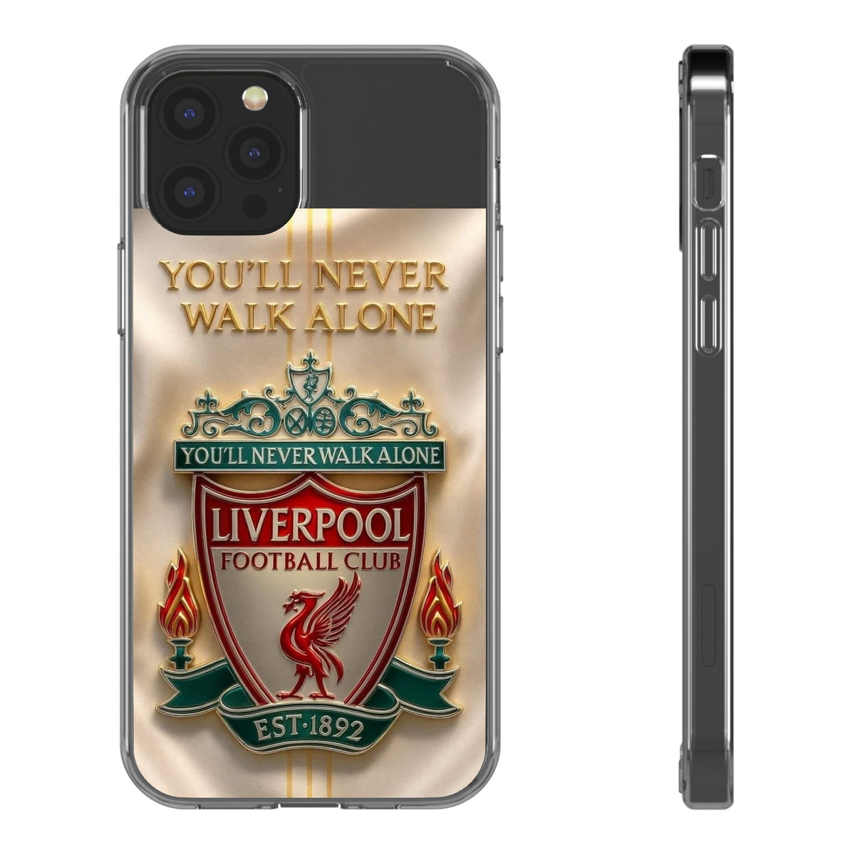 Liverpool FC 'You'll Never Walk Alone' Clear Phone Case