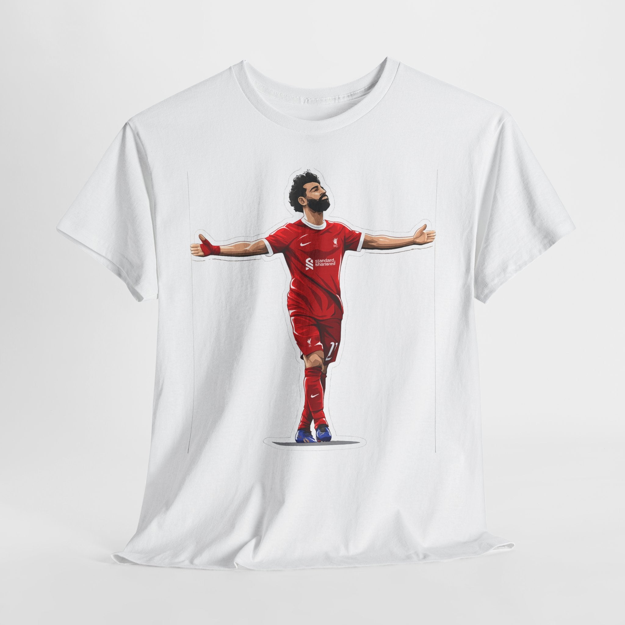 Mo Salah Celebration Tee — Liverpool Graphic T-Shirt