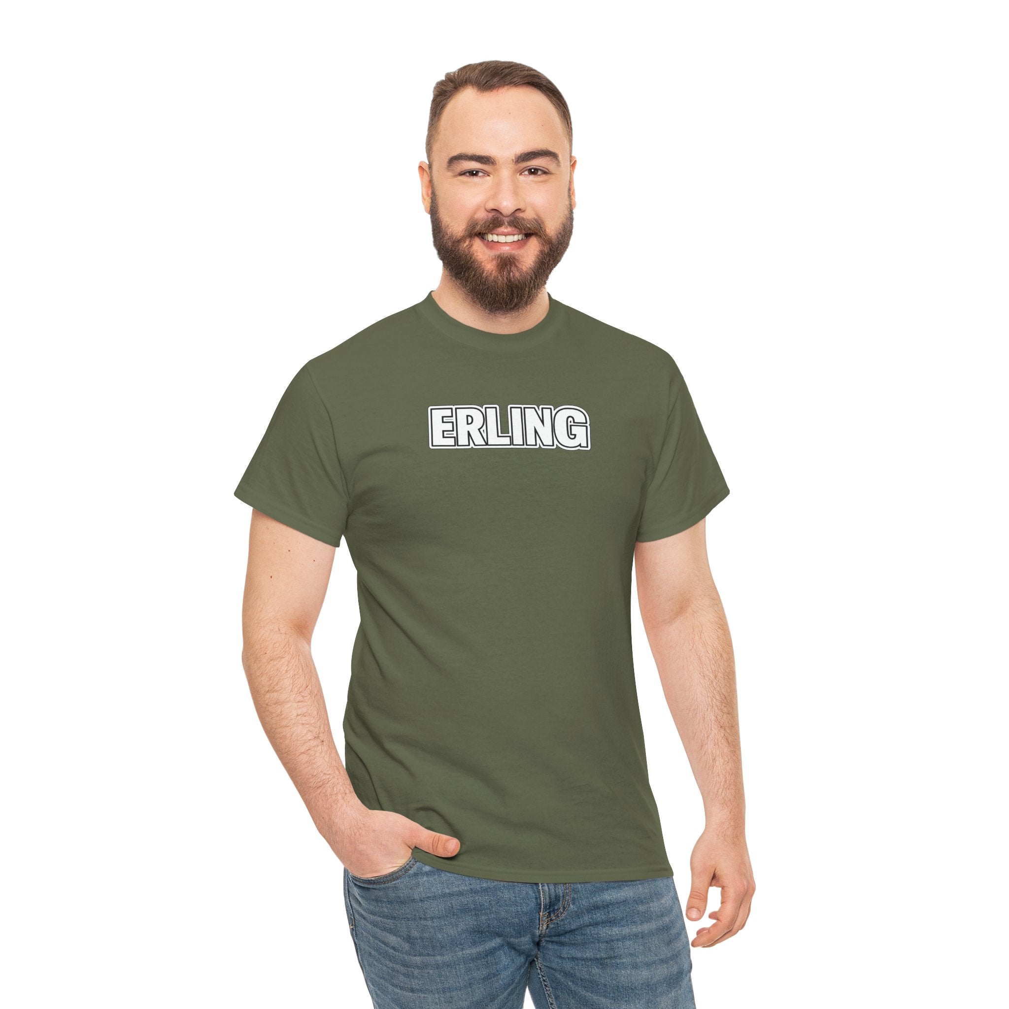 Erling Haaland Name Tee — Personalized Minimalist T-Shirt