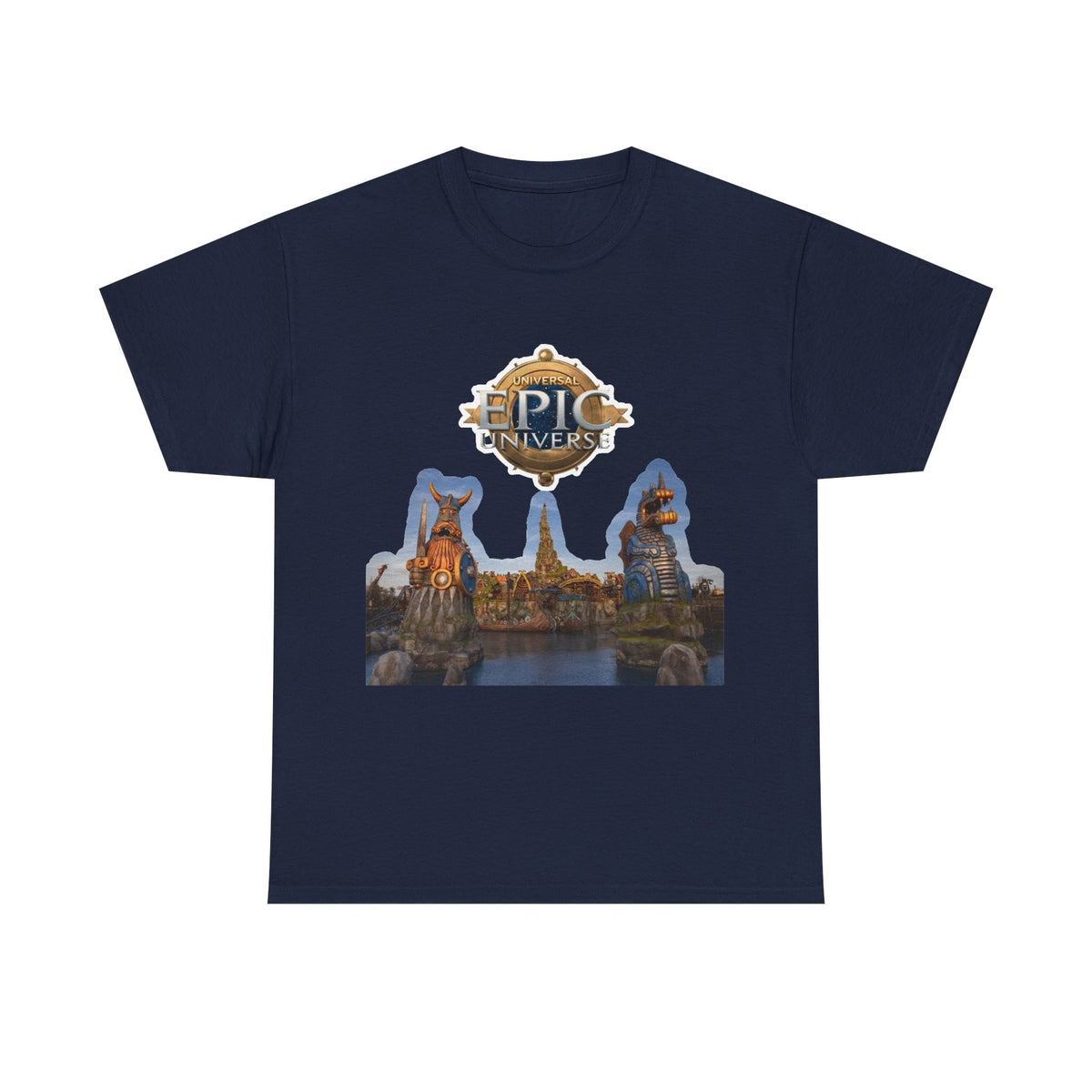 Epic Universe Theme Park T‑Shirt — Iconic Entrance Graphic Tee