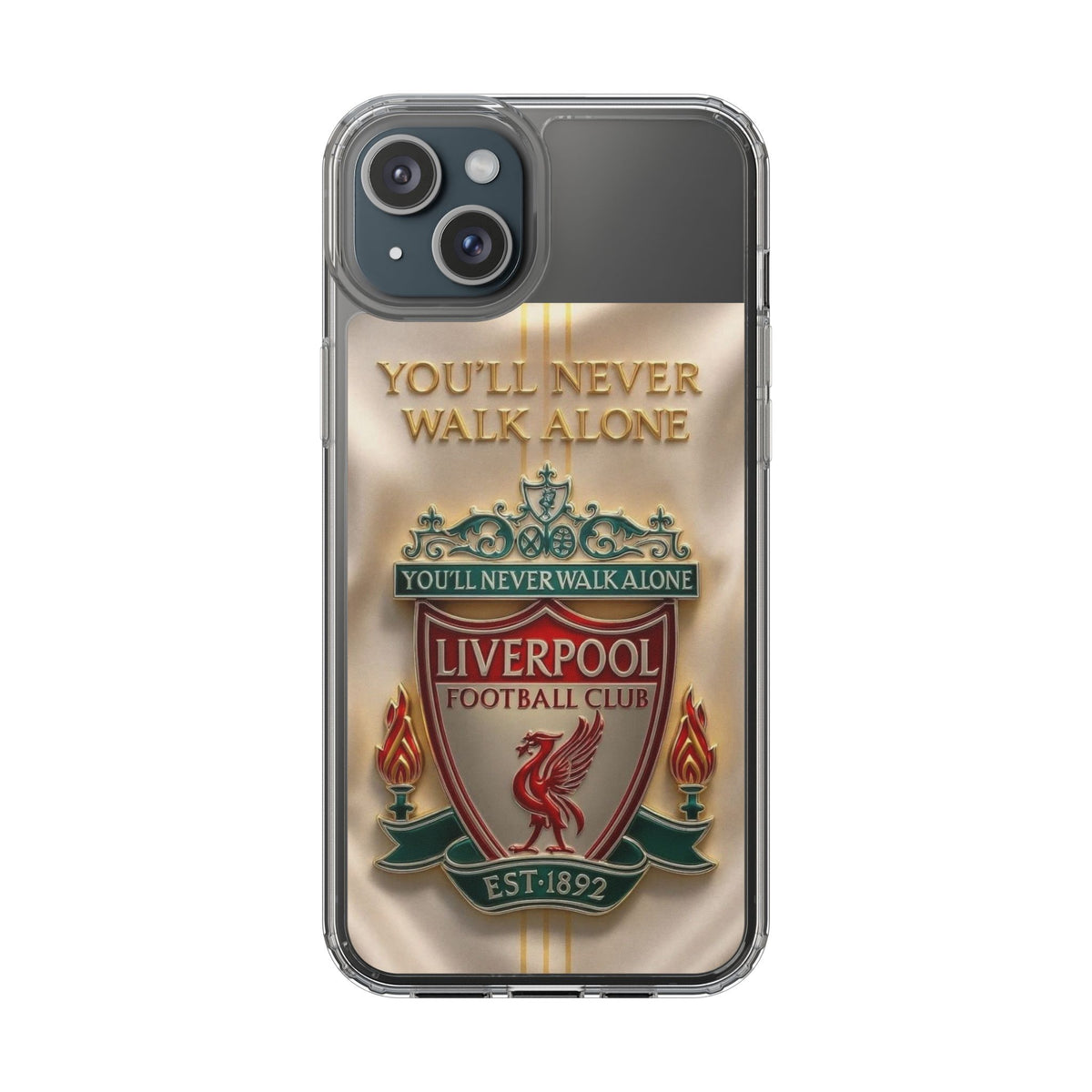Liverpool FC 'You'll Never Walk Alone' Clear Phone Case