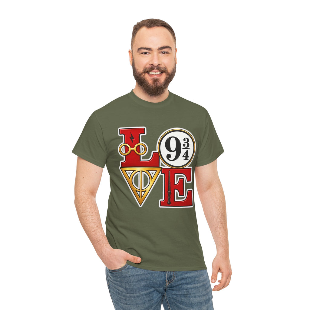 Harry Potter Inspired Love 9 3/4 Wizardry Tee