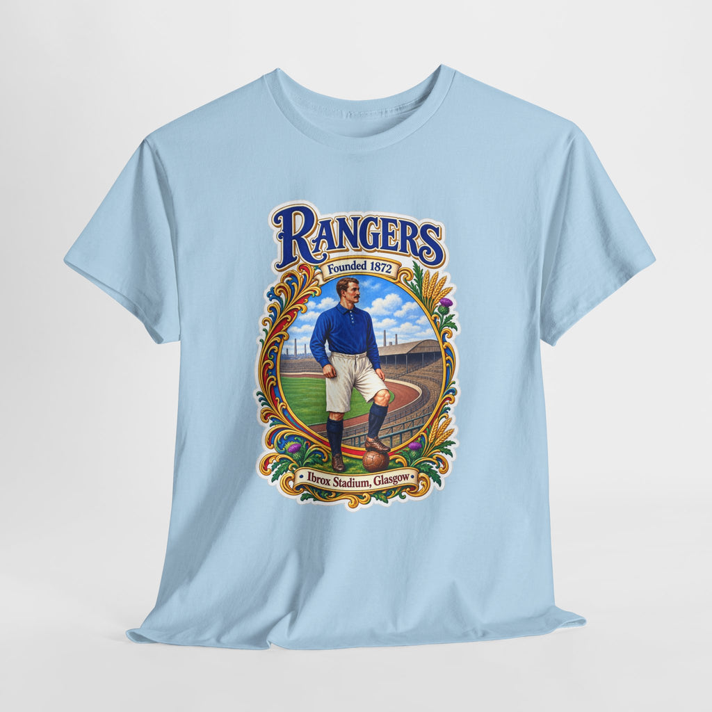 Rangers Retro Player Field Graphic Cotton T-Shirt