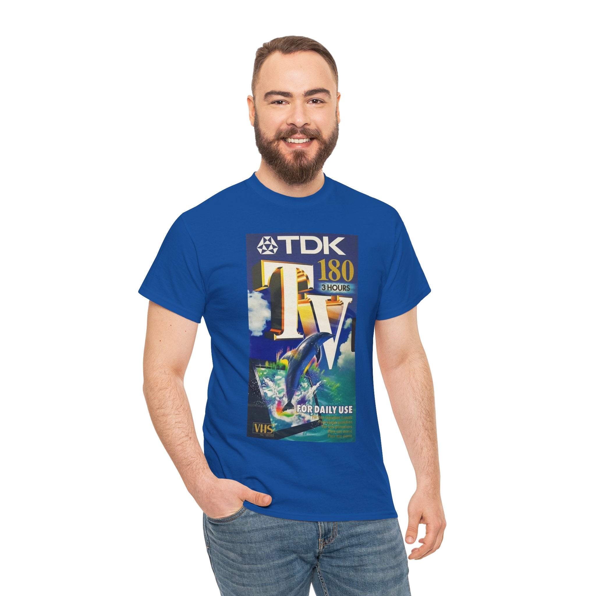 Retro TDK VHS Tape Graphic Tee / T-Shirt