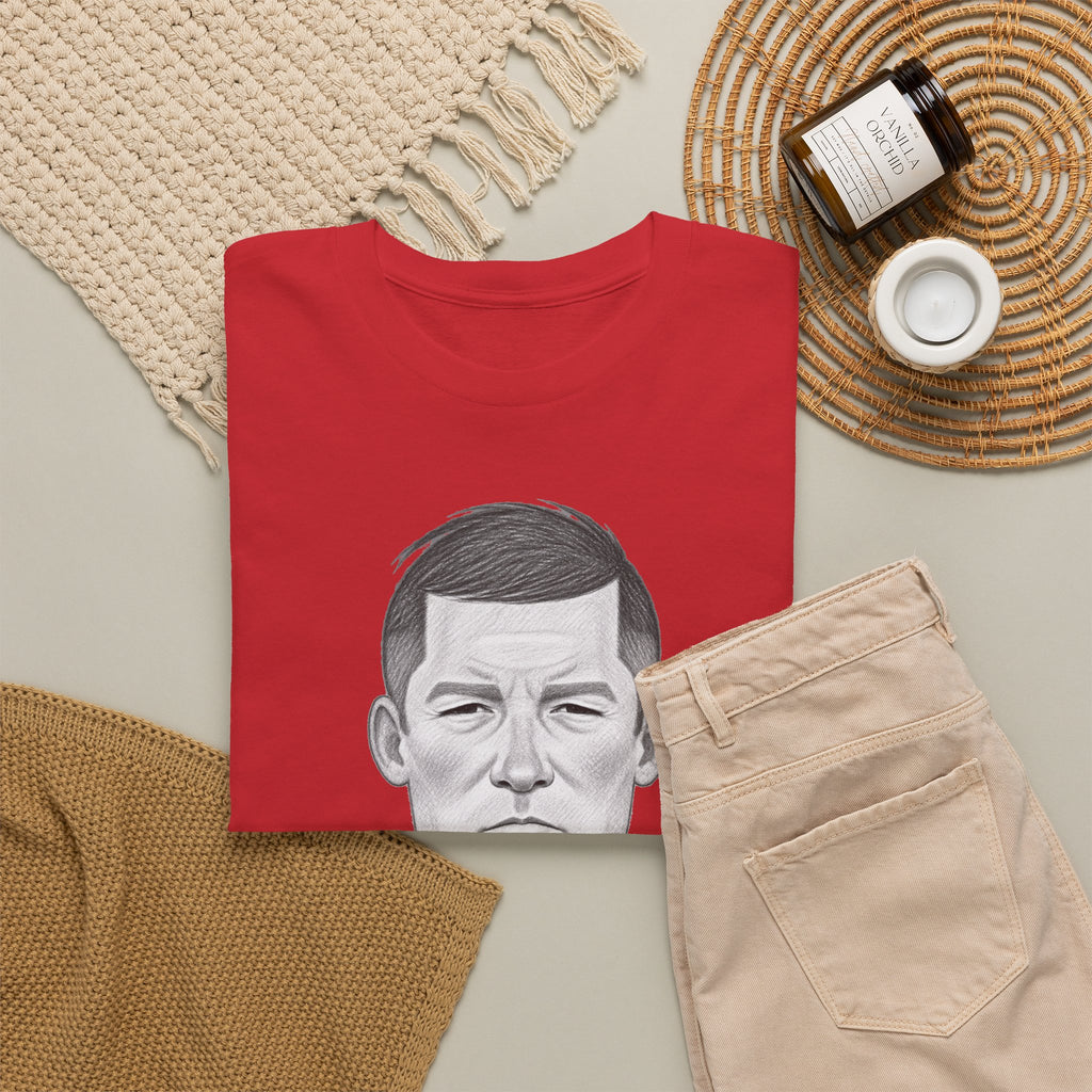 Sir Alex Ferguson Cotton T-Shirt — Vintage Stoic Portrait Shirt