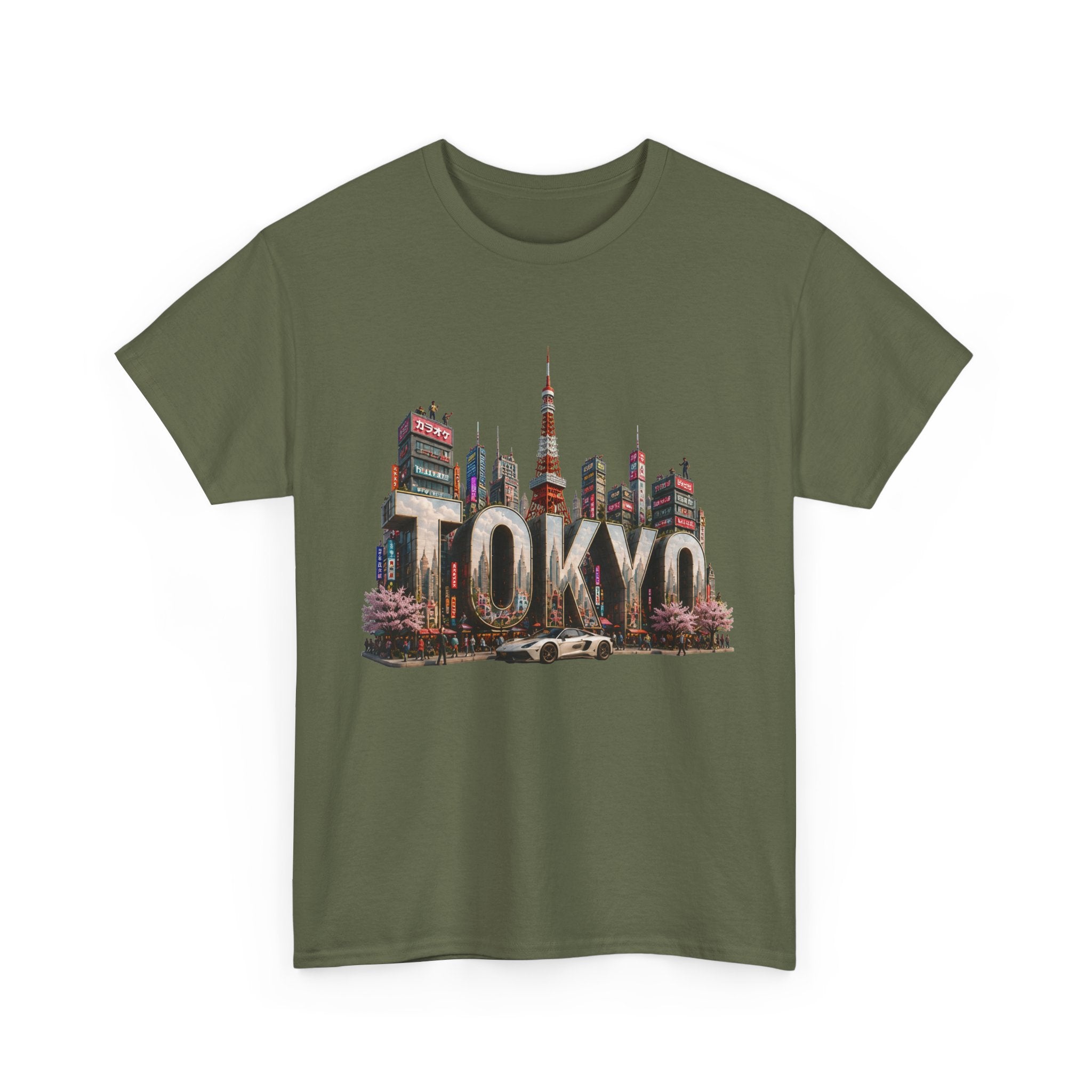 Tokyo Skyline T-Shirt — Vintage Cityscape Graphic Tee