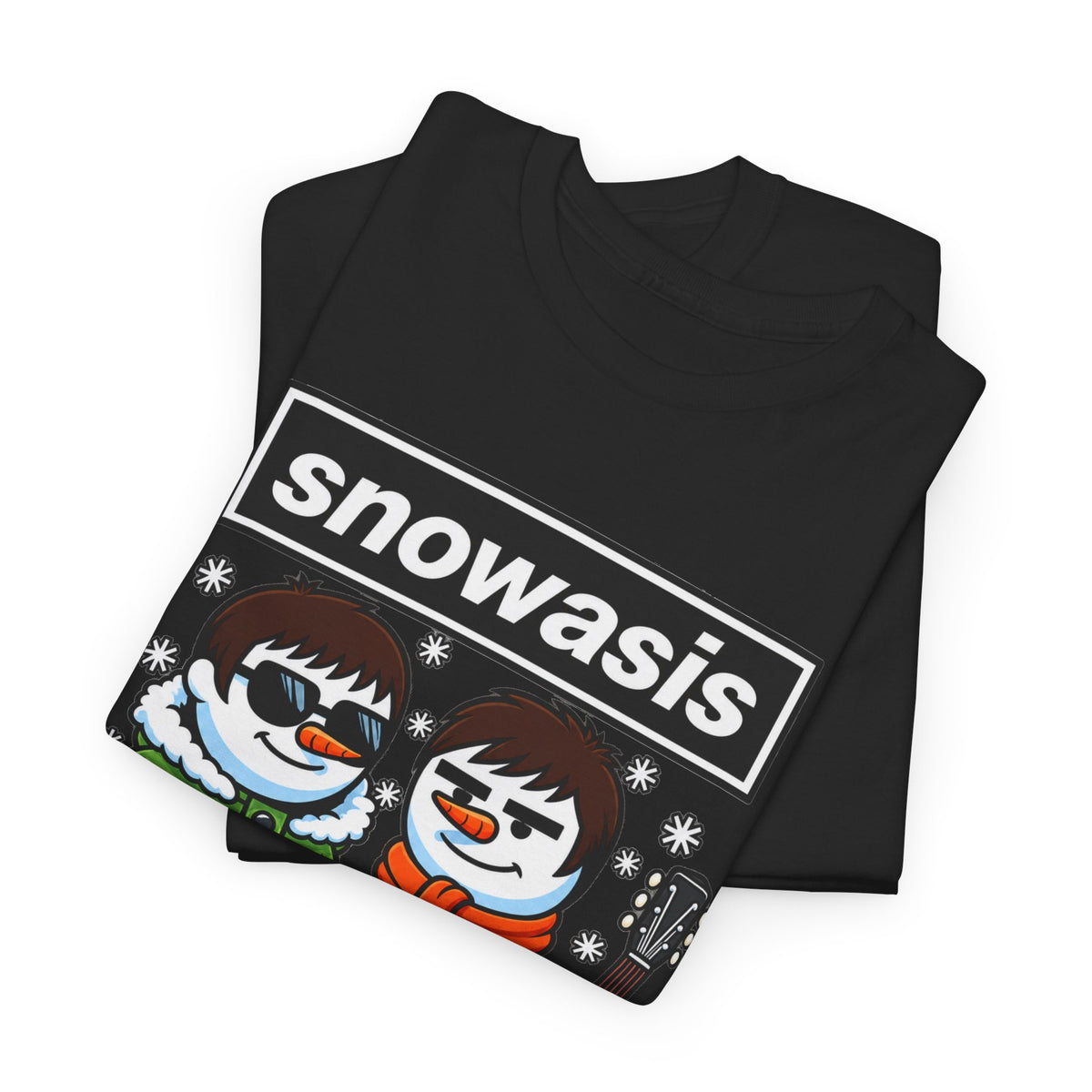 Snowasis ‘Some Might Sleigh’ Christmas Snowman #Oasis Inspired Cotton T-Shirt / Tee