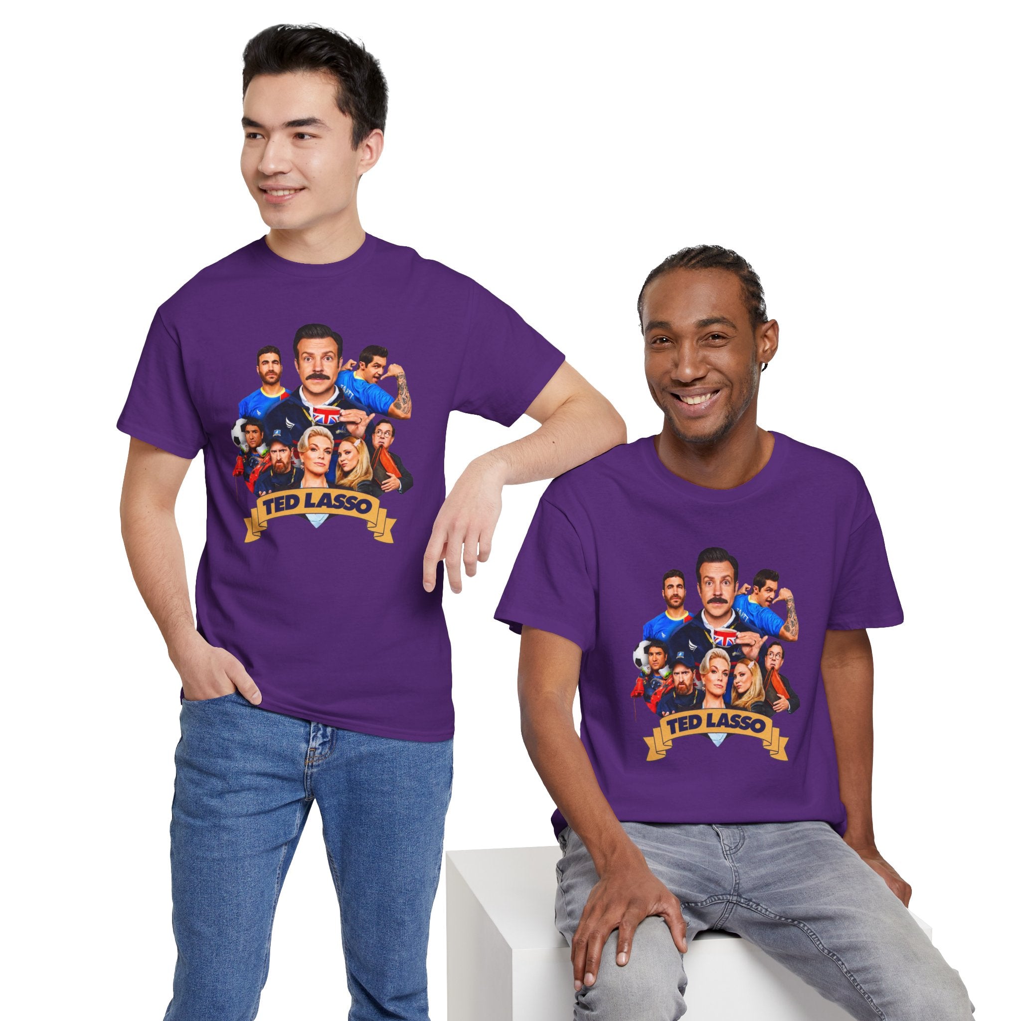 Ted Lasso Inspired Cast Graphic Tee — TV Show Fan Shirt