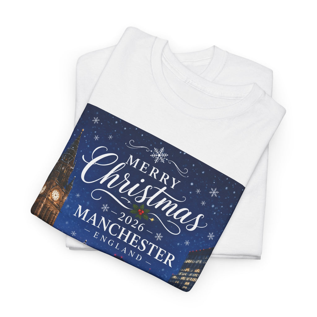 Manchester Christmas Tee — Merry Christmas 2026 Holiday T‑Shirt