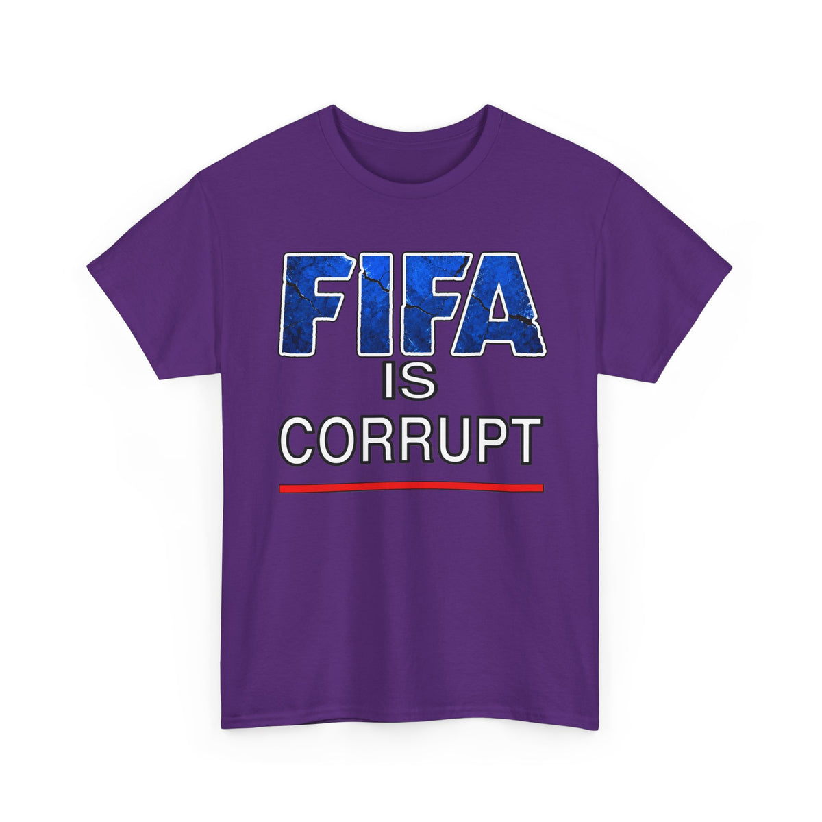 FIFA Is Corrupt Graphic Tee – Anti-FIFA Protest Soccer T-Shirt