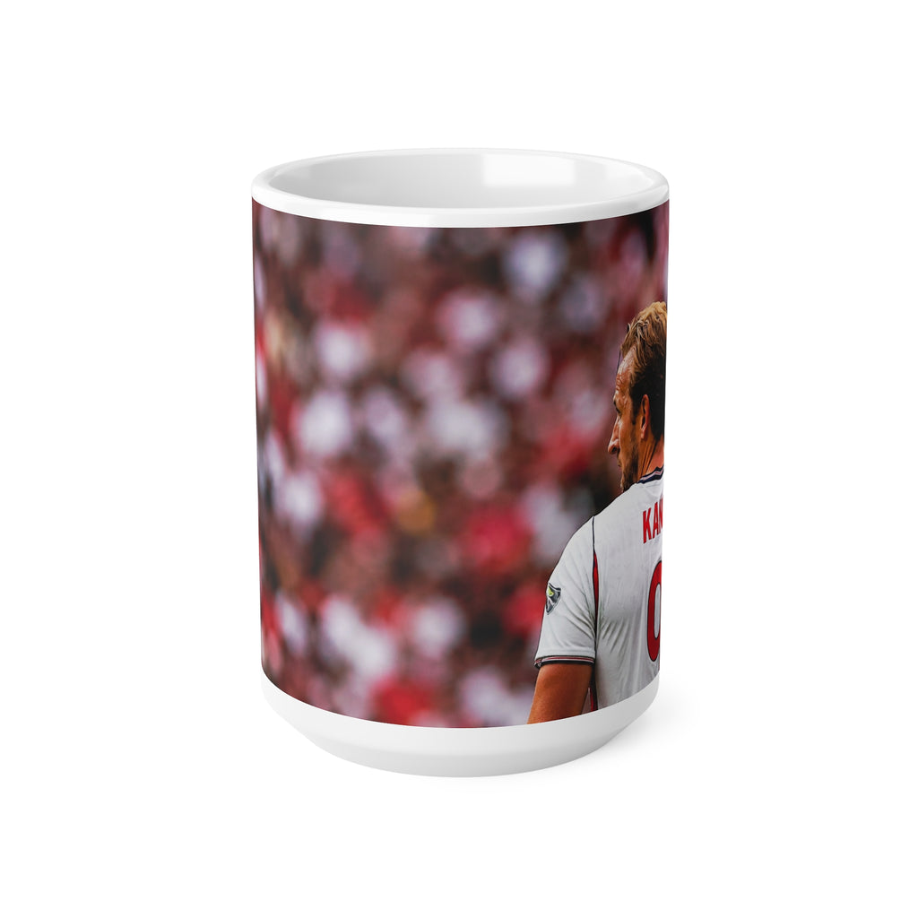 Harry Kane England Ceramic Mug — Stadium Crowd Design, 11oz & 15oz