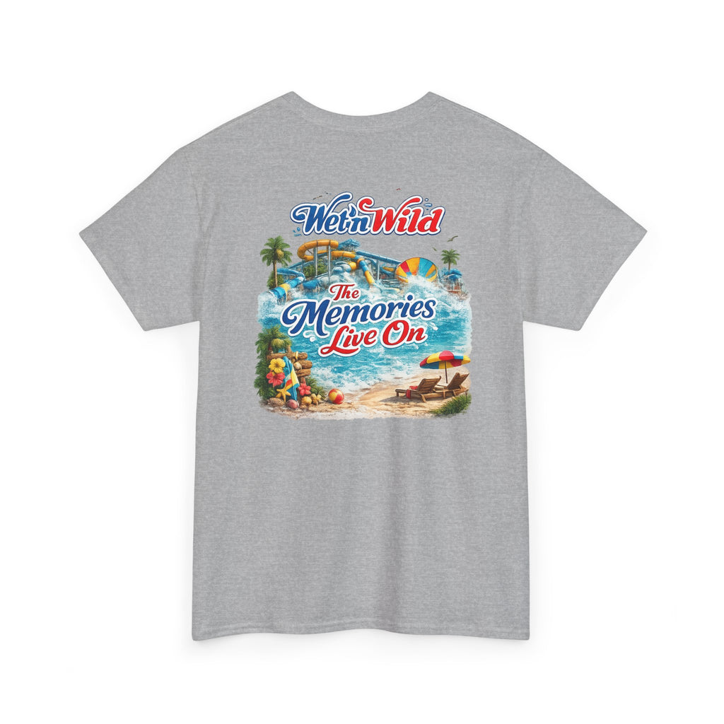 Wet 'n Wild Orlando Graphic Tee — "The Memories Live On" Retro Vacation T‑Shirt