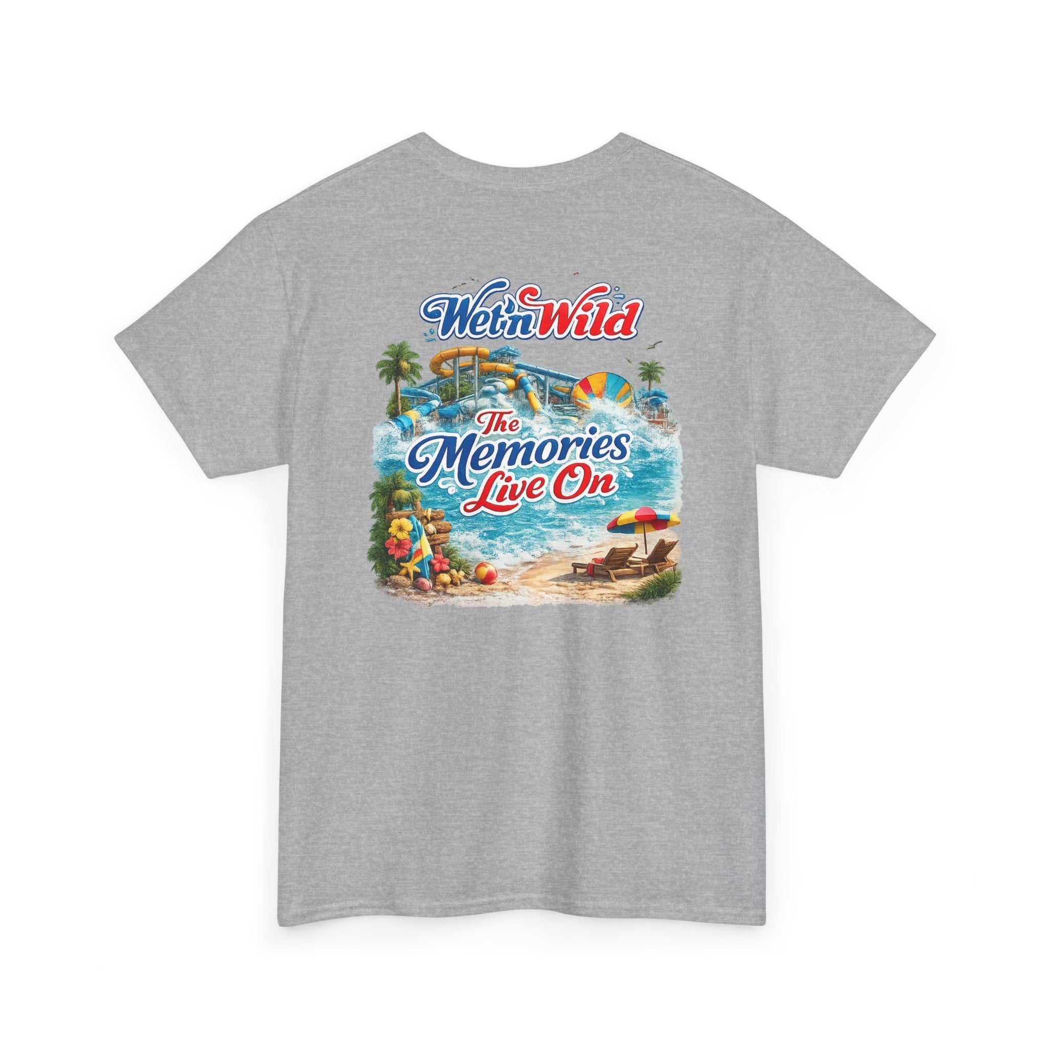 Wet 'n Wild Orlando Graphic Tee — "The Memories Live On" Retro Vacation T‑Shirt