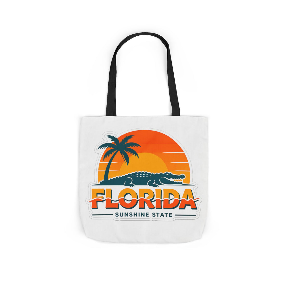 Florida Sunshine State Canvas Tote
