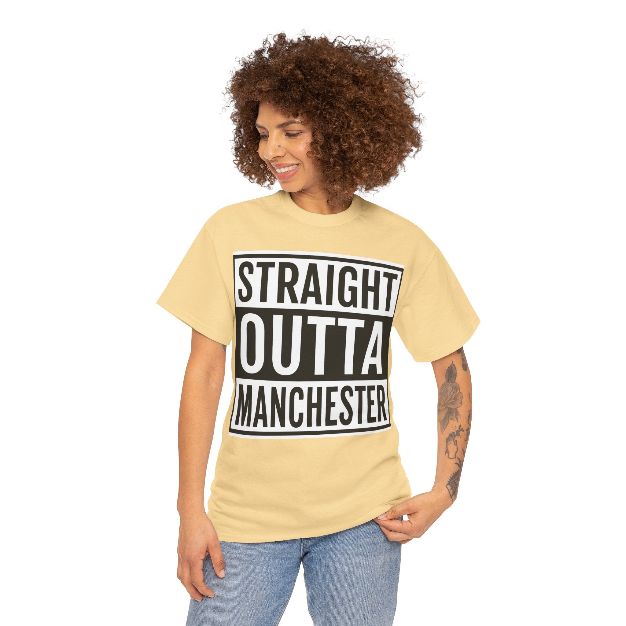 Straight Outta Manchester T-Shirt — Bold City Pride Tee