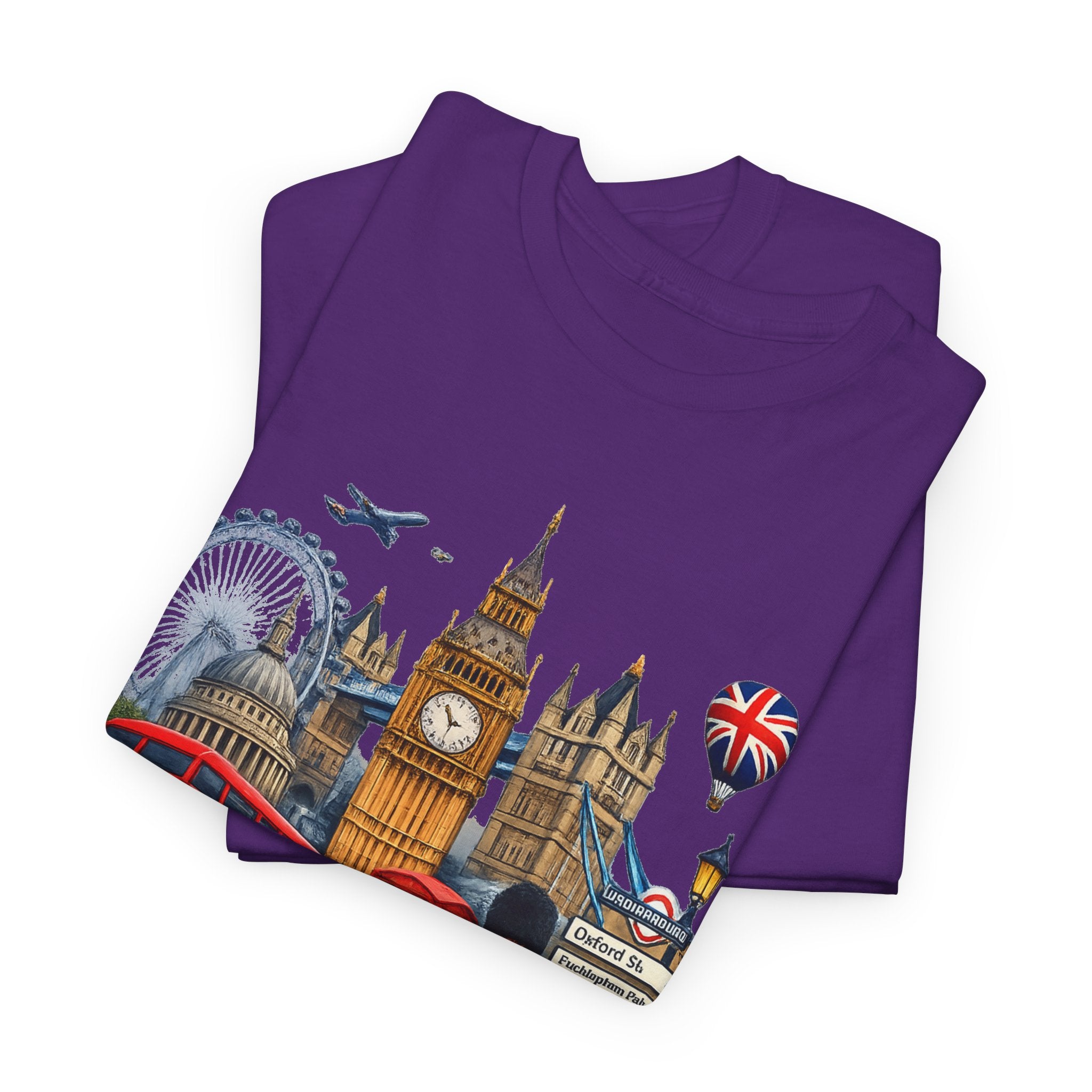 London Landmarks T‑Shirt — British Icons Collage Tee