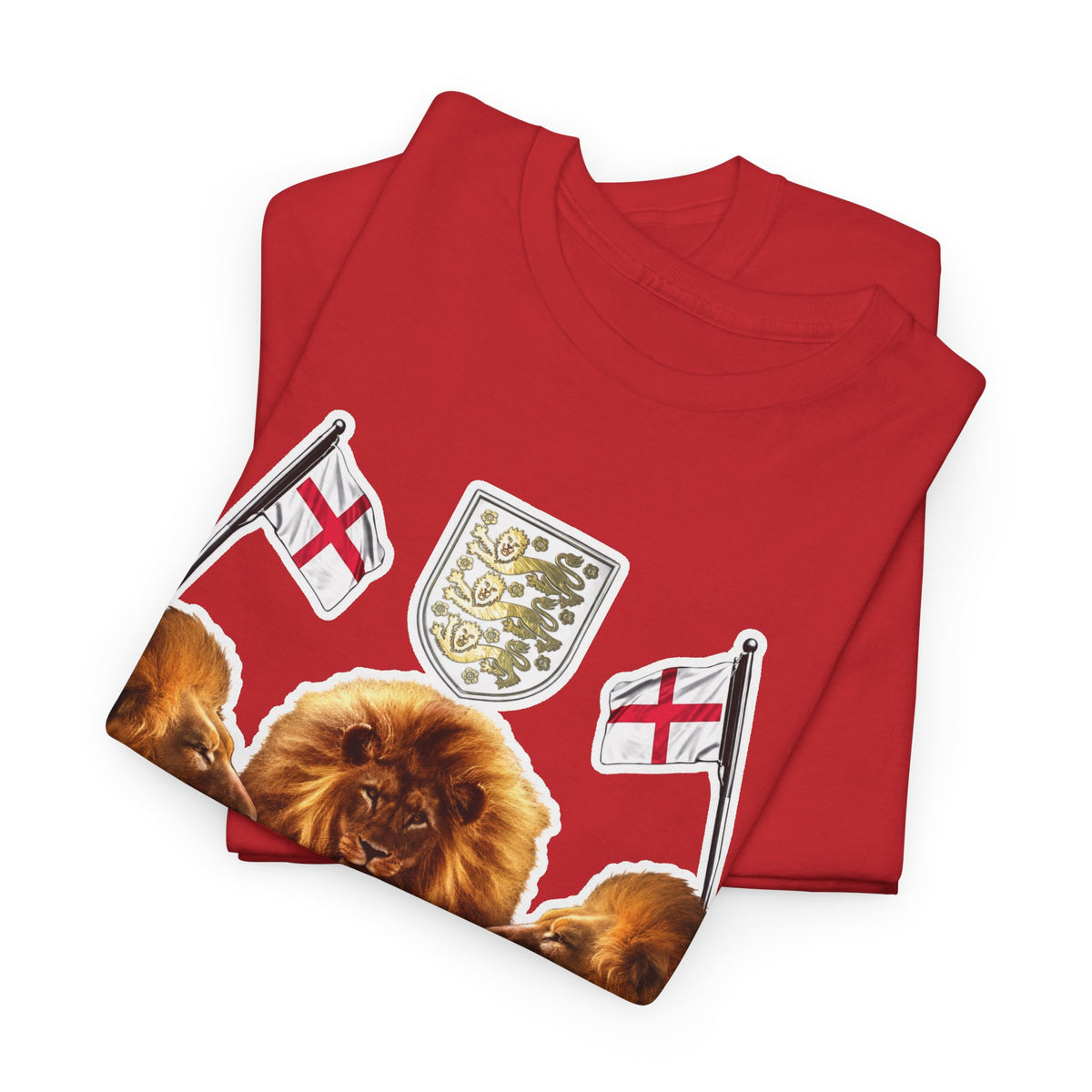 England 3 Lions Cotton Crest T-Shirt