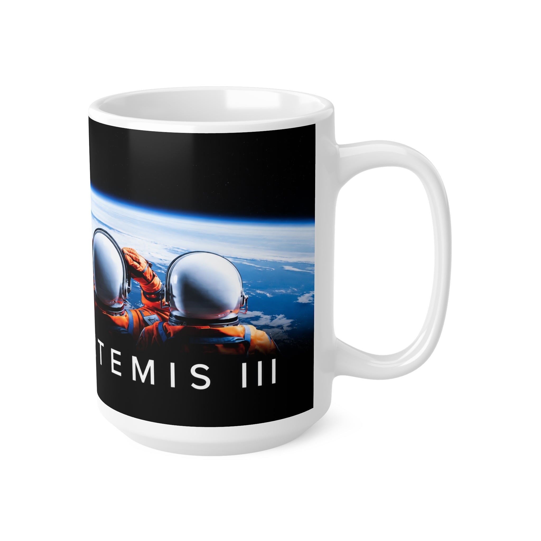 NASA Artemis III Astronauts Ceramic Coffee Mug — Space Travel 11oz & 15oz