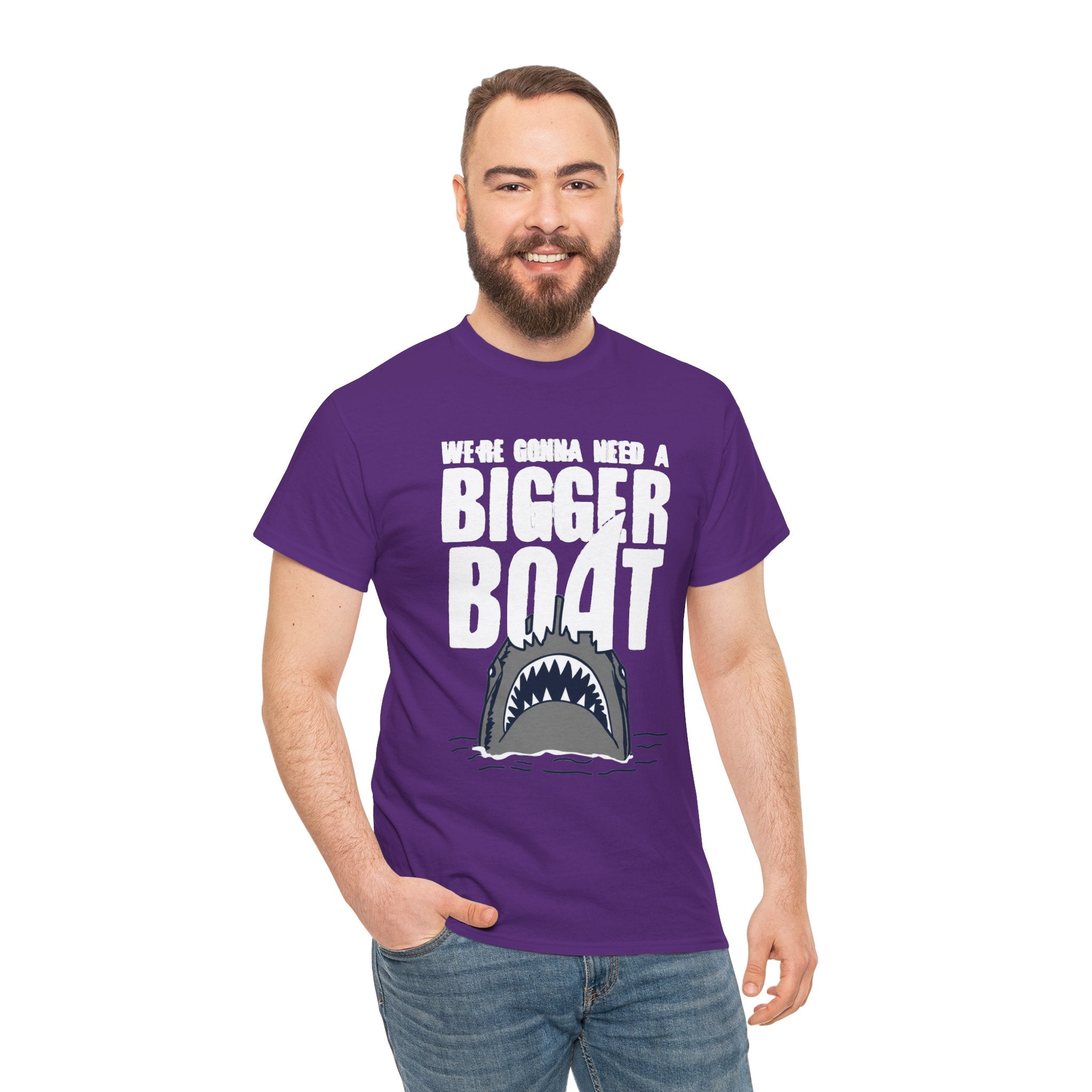 Bigger Boat Shark T-Shirt – 'We're Gonna Need a Bigger Boat' Graphic Tee