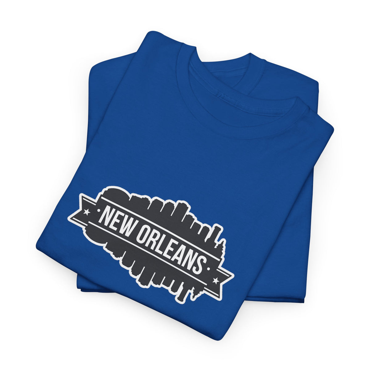 New Orleans Skyline T-Shirt – Retro Badge Cityscape Tee