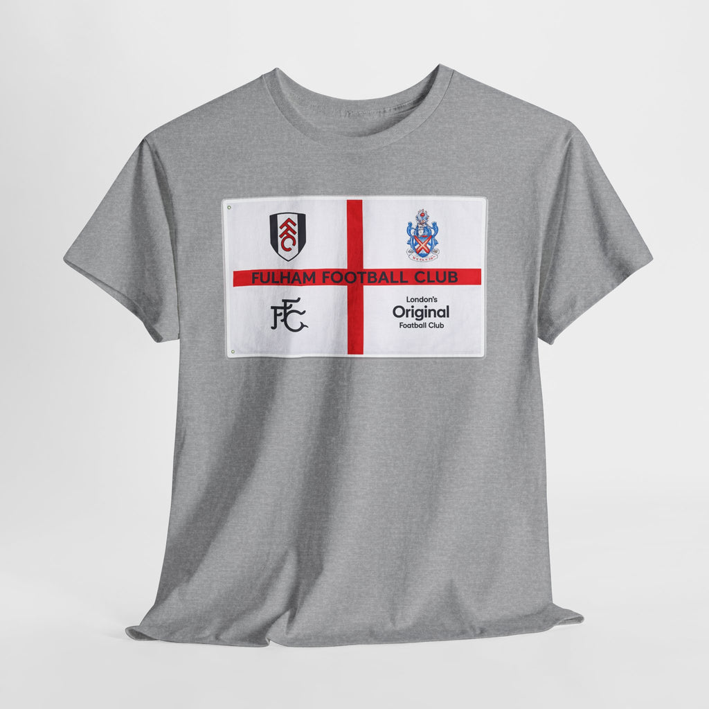 Fulham Football Club Crest Tee — St George’s Cross Football Shirt
