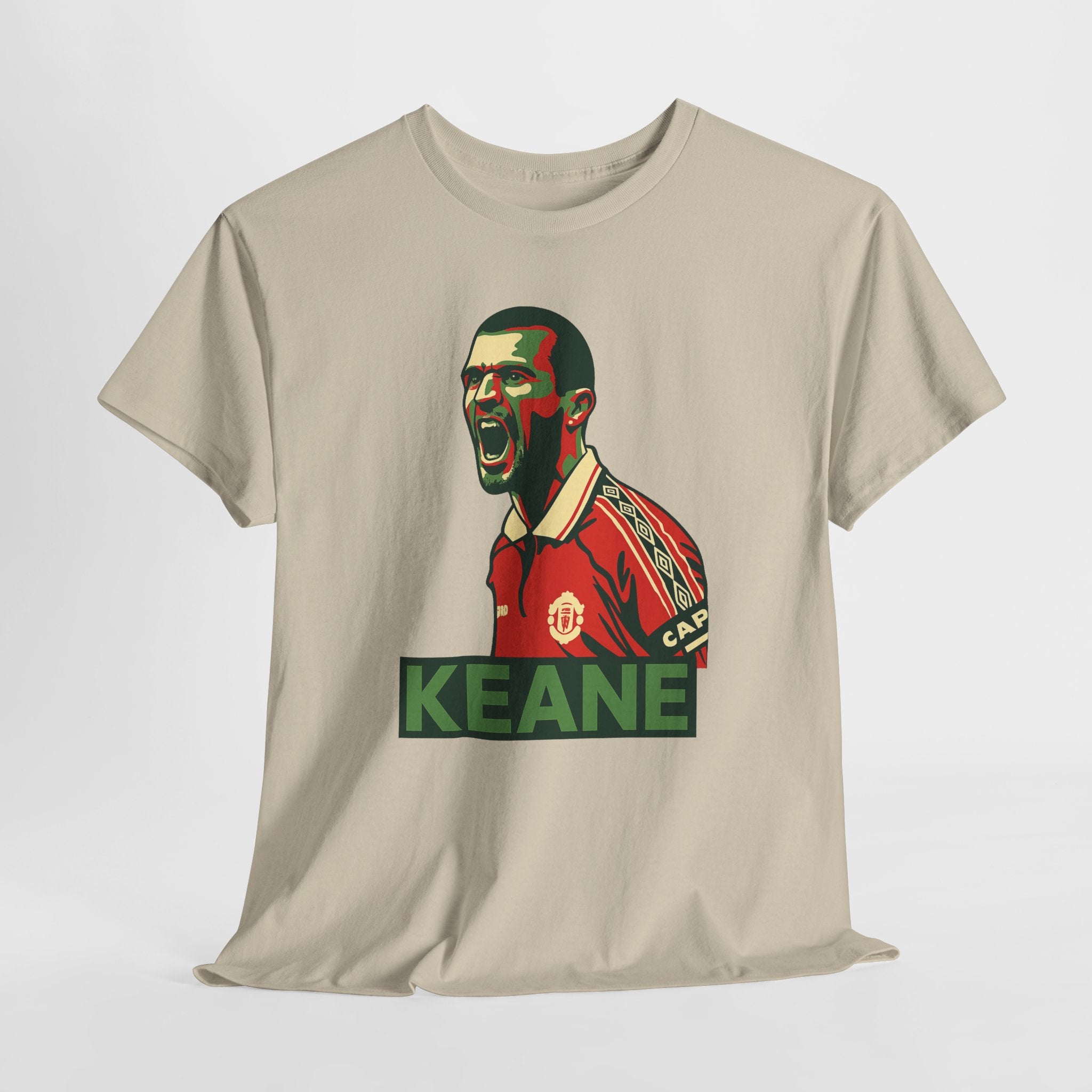 Roy Keane Retro Soccer Tee - Iconic Football Legend Graphic Shirt