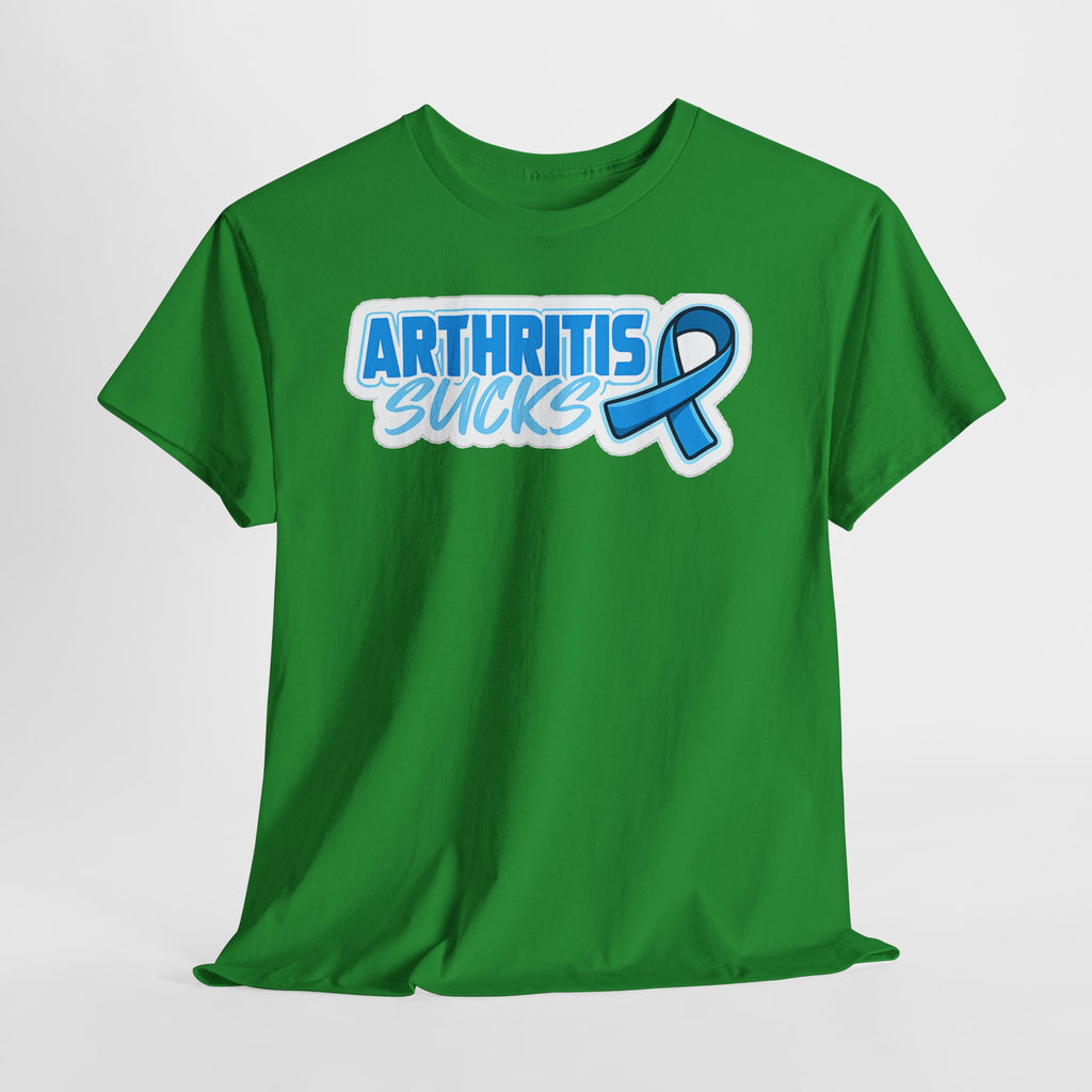 Arthritis Sucks T-Shirt with Awareness Ribbon — Arthritis Support Tee