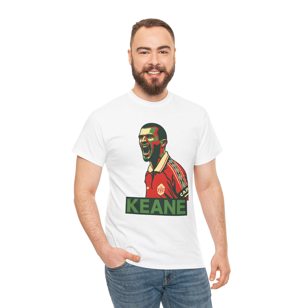 Roy Keane Retro Soccer Tee - Iconic Football Legend Graphic Shirt