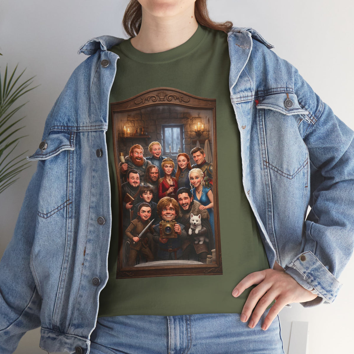 Game of Thrones Cast Portrait Inspired Cotton T-Shirt