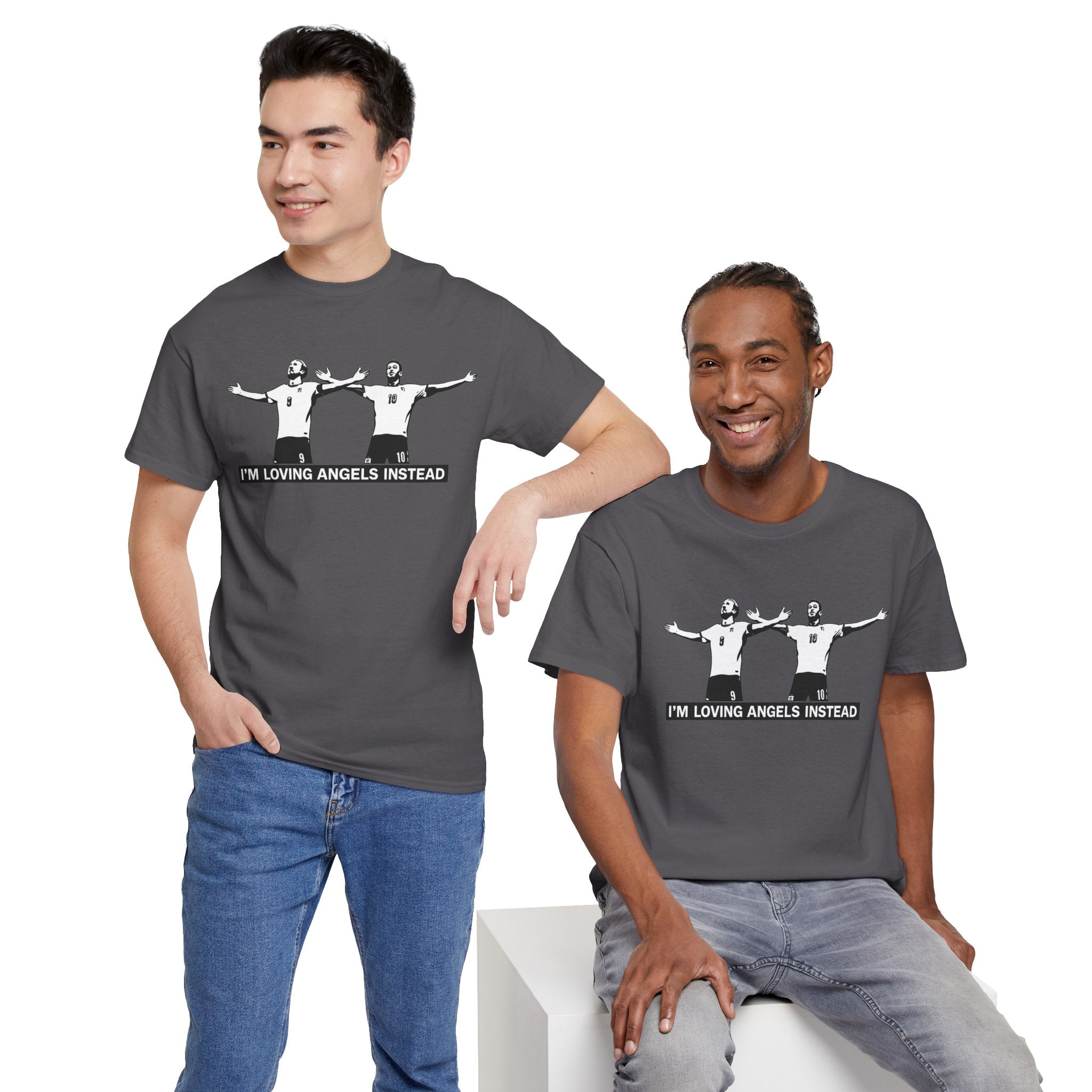 Harry Kane &  Jude Bellingham Tee – "I’m Loving Angels Instead" Graphic T-Shirt
