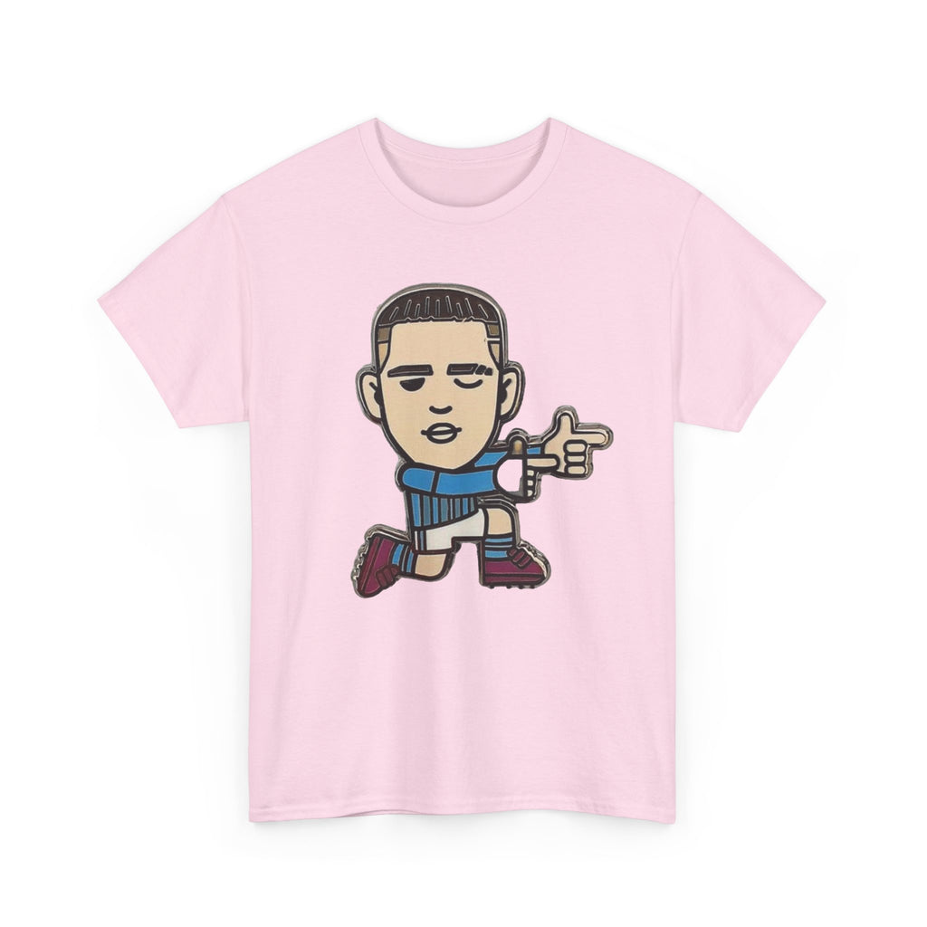 Phil Foden Cartoon Dance Pose Tee - Funky Character Graphic T-Shirt