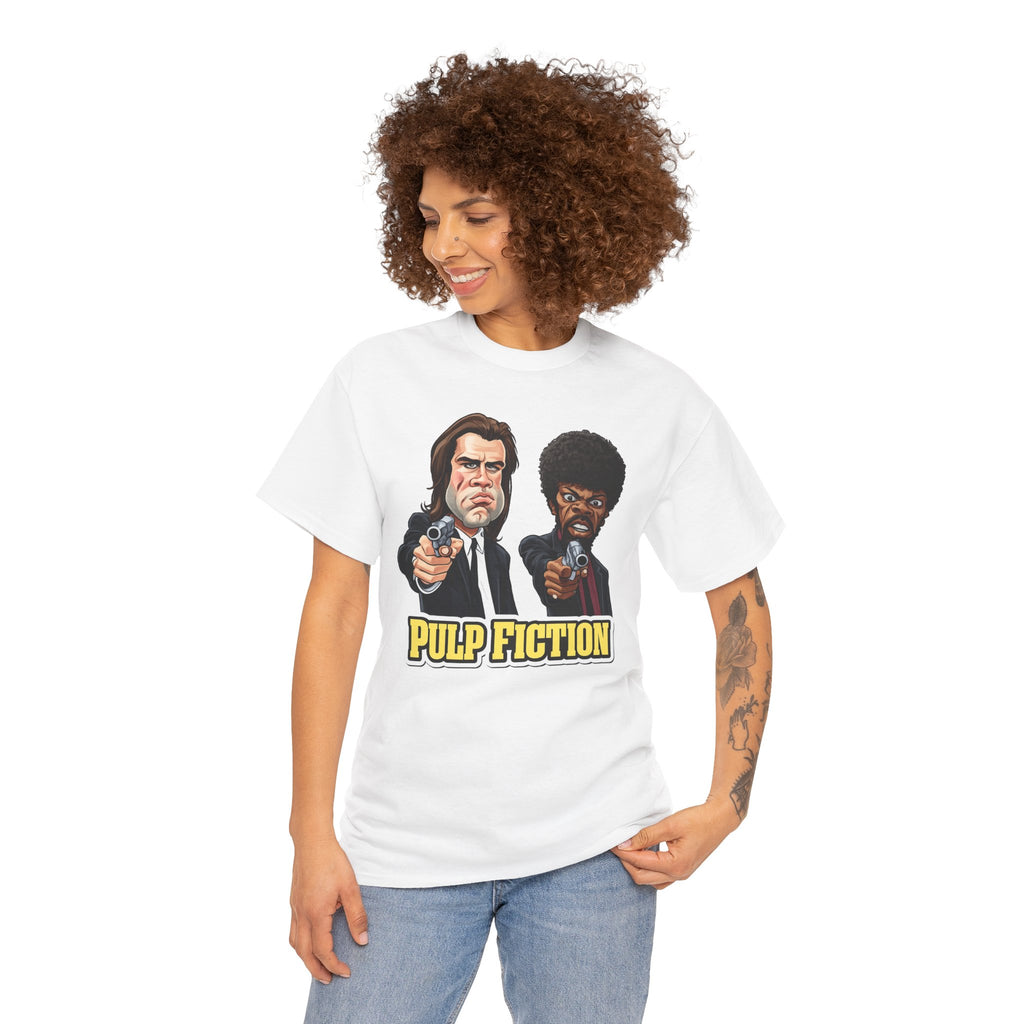 Pulp Fiction Graphic Tee - Retro Movie Poster T-Shirt