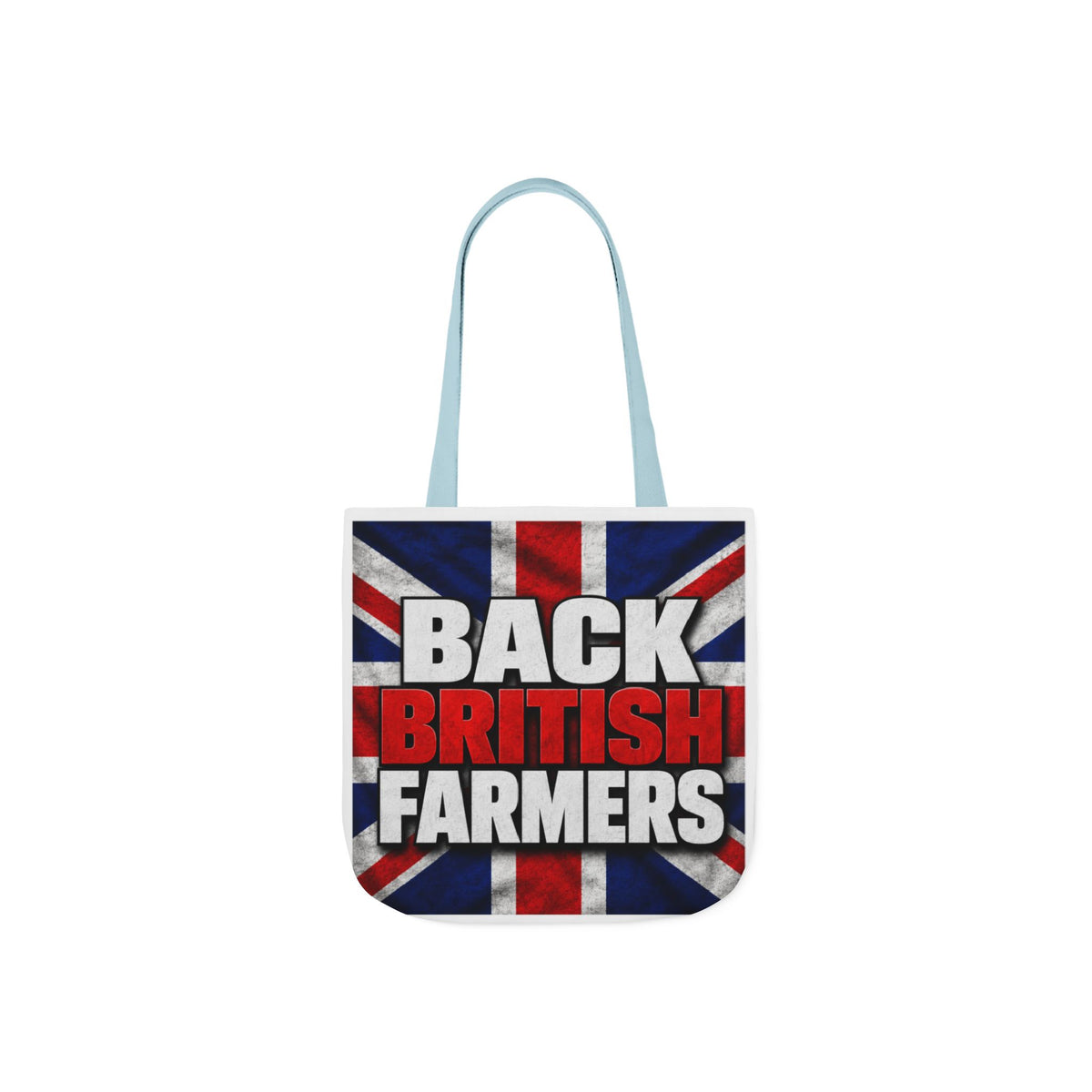 Back British Farmers Canvas Tote Bag — Union Jack Farming Support Tote