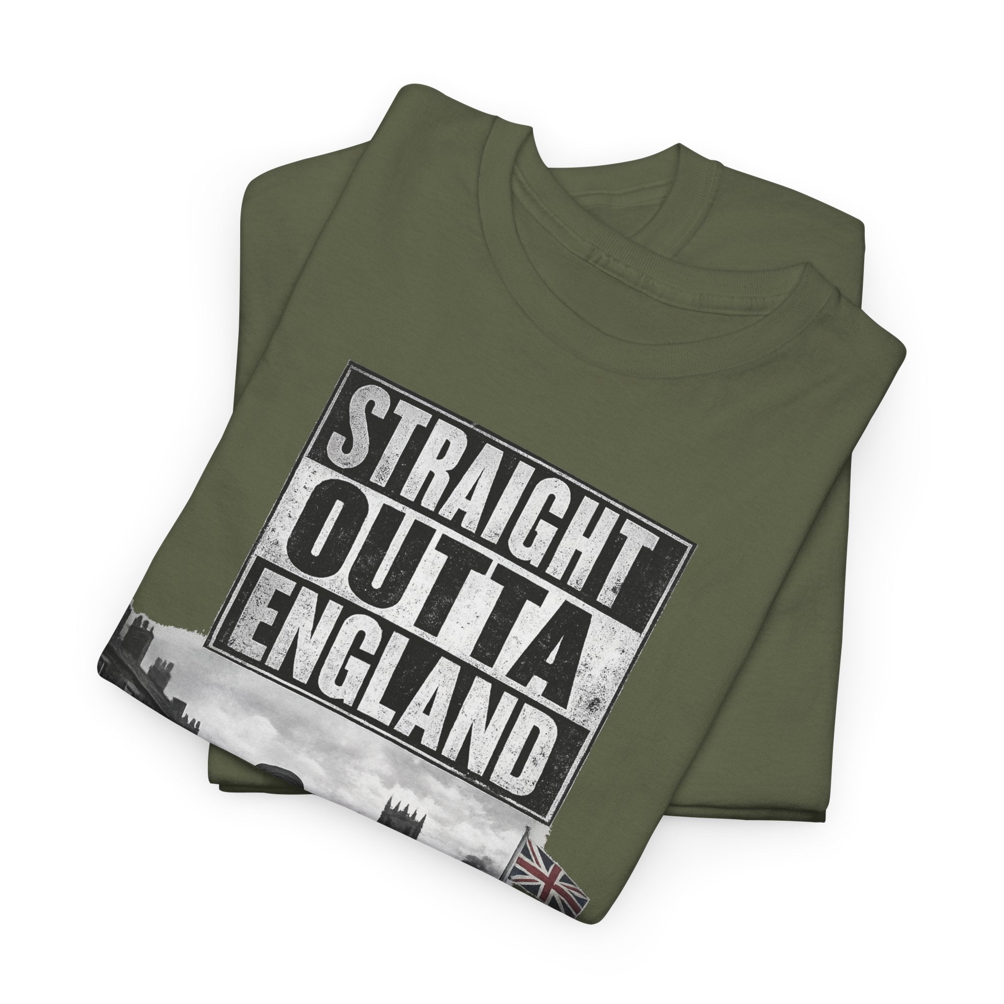 Straight Outta England T-Shirt — Retro Band Photo Tee