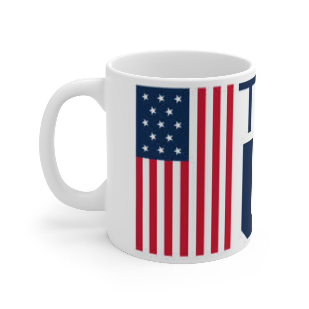 Mug — Team USA Ceramic Coffee Mug (11oz & 15oz) with American Flag