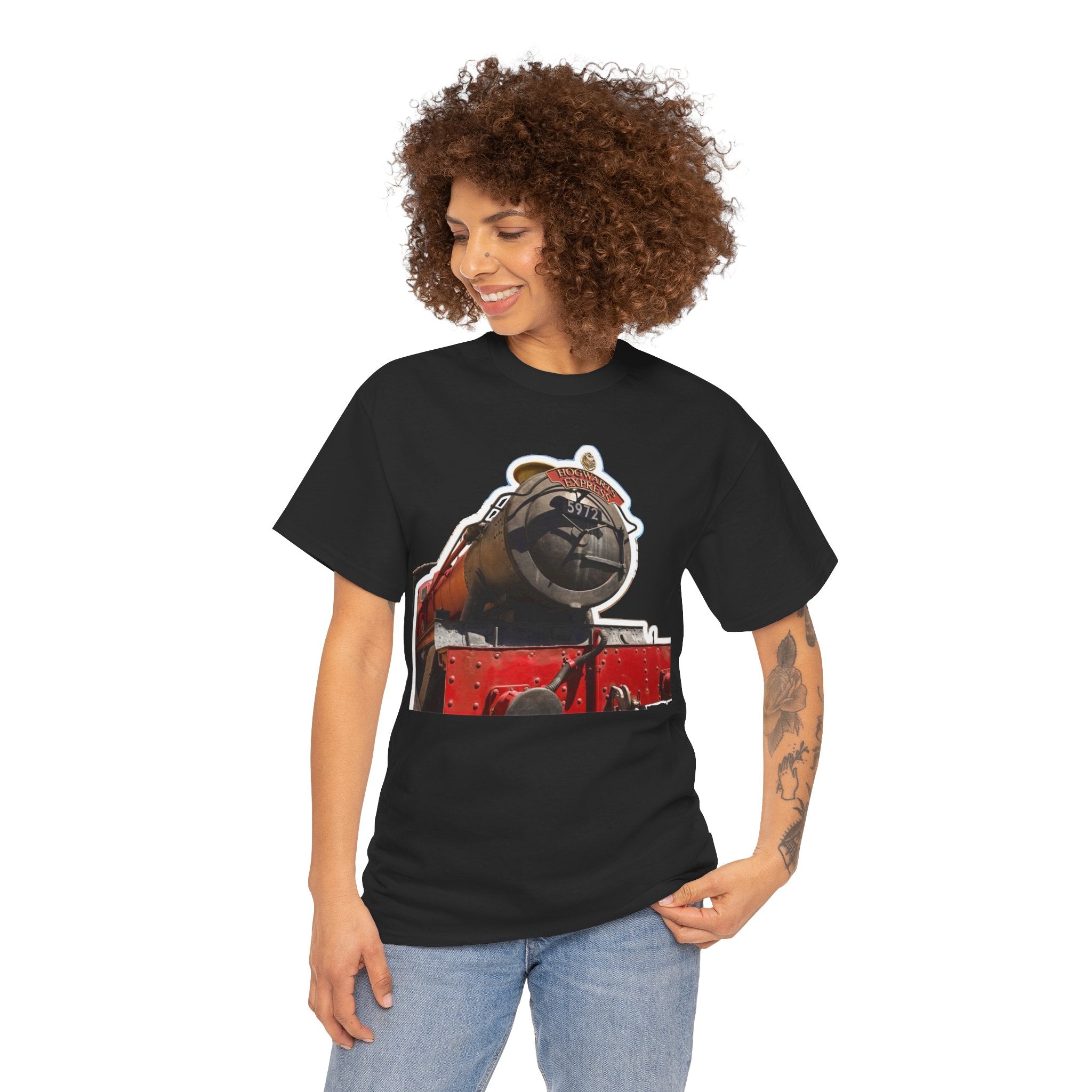 Hogwarts Express Steam Engine Train T-Shirt – Vintage Locomotive Graphic Tee