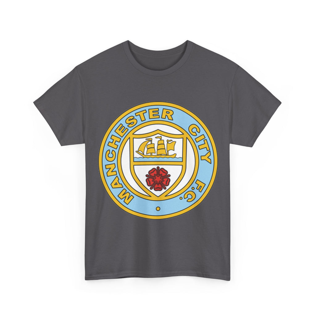 Manchester City FC Retro Crest T-Shirt – Retro Football Fan Tee