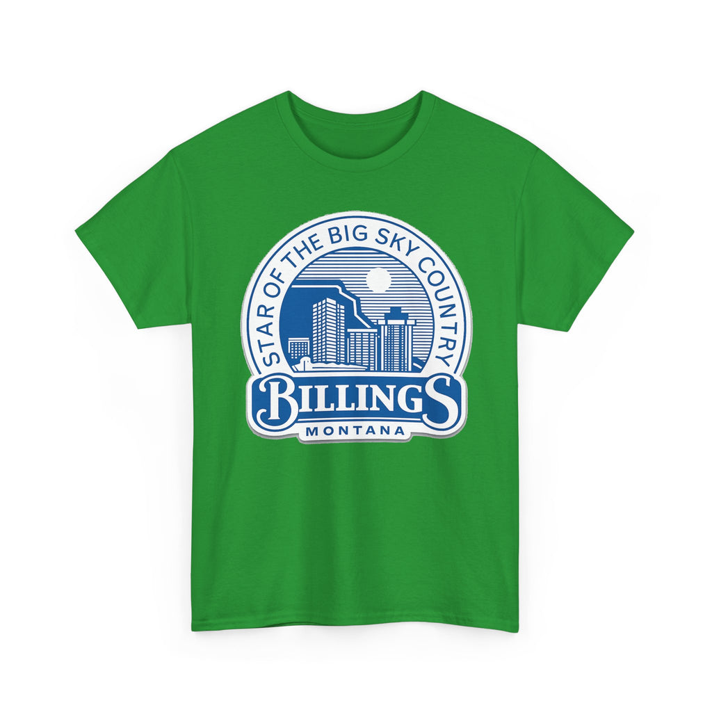 Billings Montana Tee — "Star of the Big Sky Country" Retro City Skyline T-Shirt