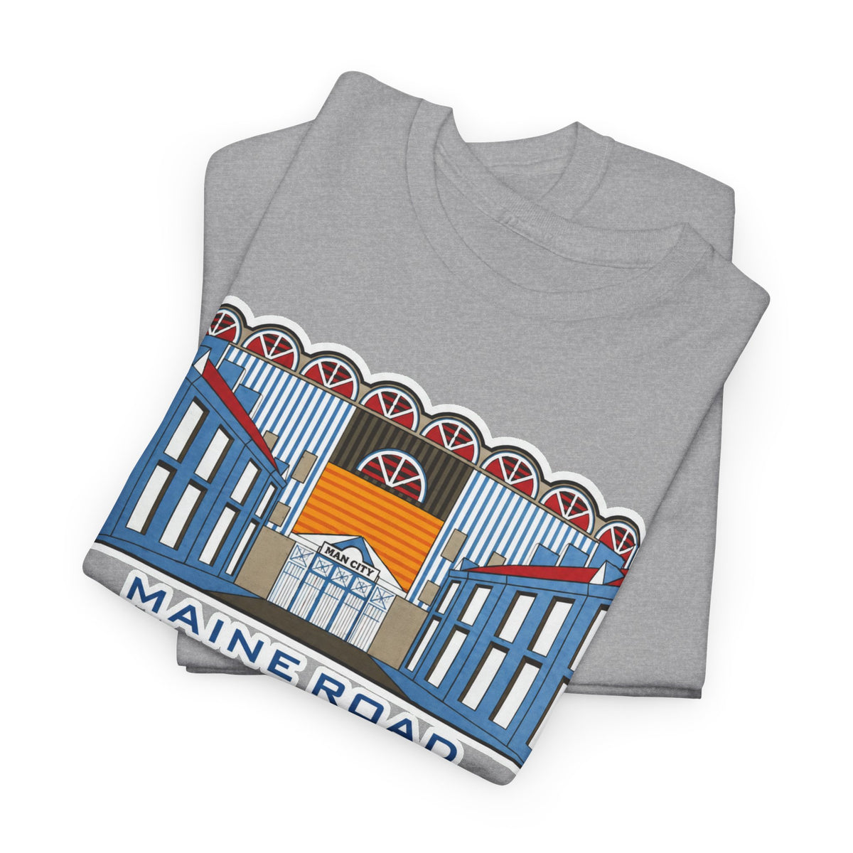 Maine Road Graphic Tee — 'Maine Road 1923–2003' Retro Stadium Cotton T‑Shirt