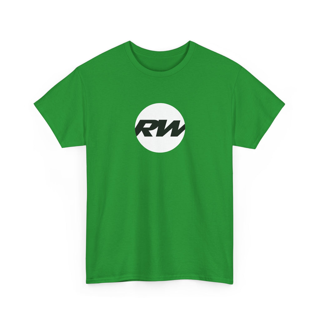 RW Logo T‑Shirt — Minimalist Retro Circle Graphic Tee