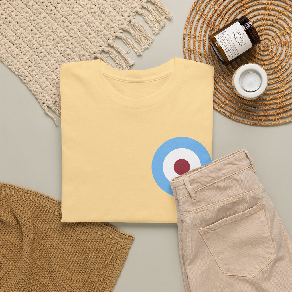 Manchester City Inspired Target Roundel Cotton T-Shirt