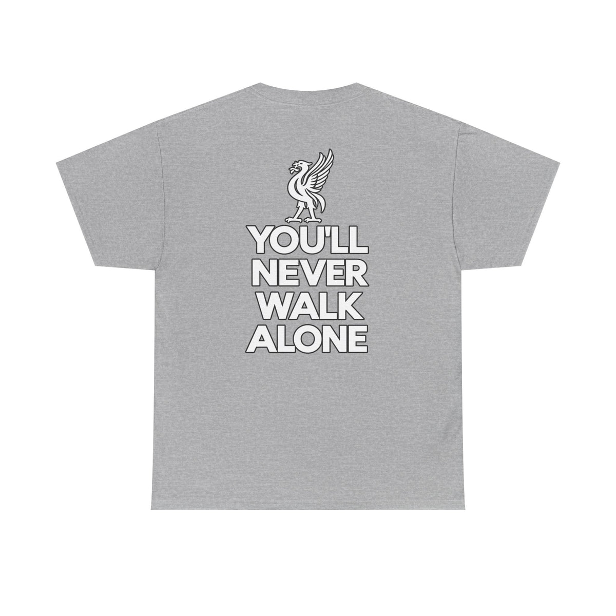 You'll Never Walk Alone T‑Shirt — Liverpool FC Crest Cotton Tee