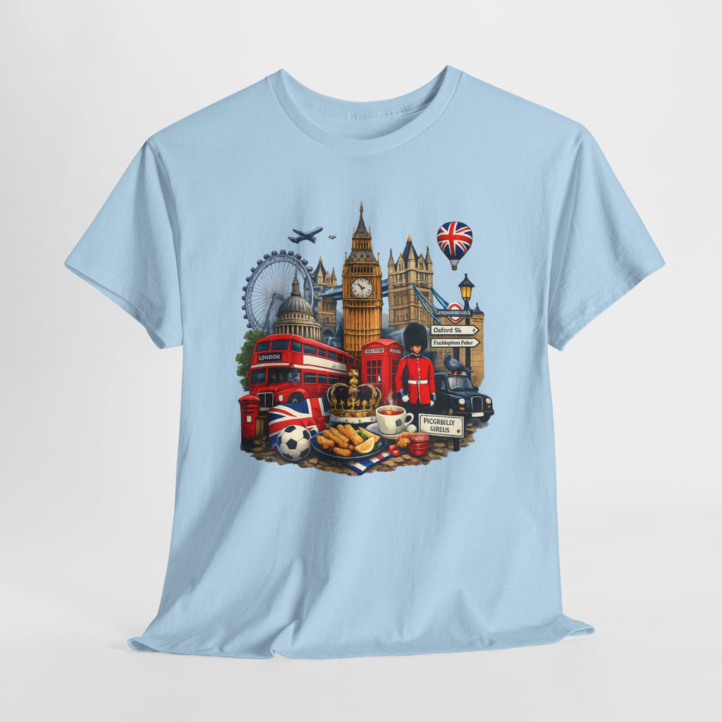 London Landmarks T‑Shirt — British Icons Collage Tee