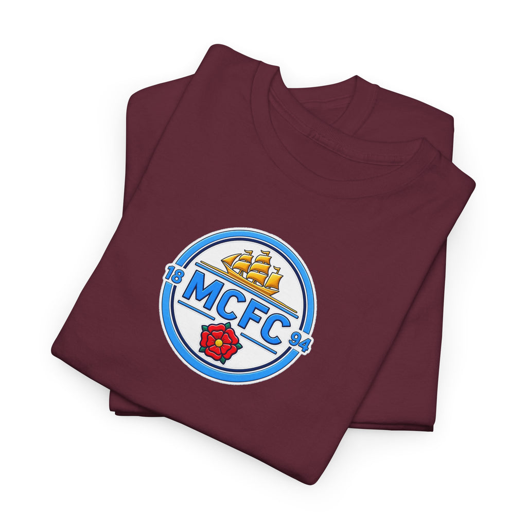 MCFC Retro Crest T‑Shirt — Vintage Soccer Fan Tee
