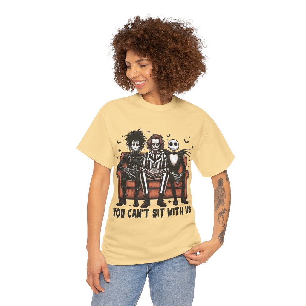 Johnny Depp Graphic Tee — 'You Can't Sit With Us' Halloween Horror Trio T-Shirt