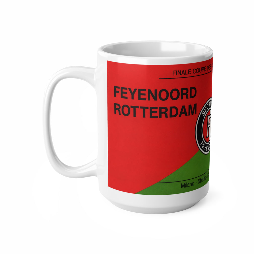 1970 European Cup Final Programme Cover Inspired Ceramic Coffee Mug — 11oz & 15oz